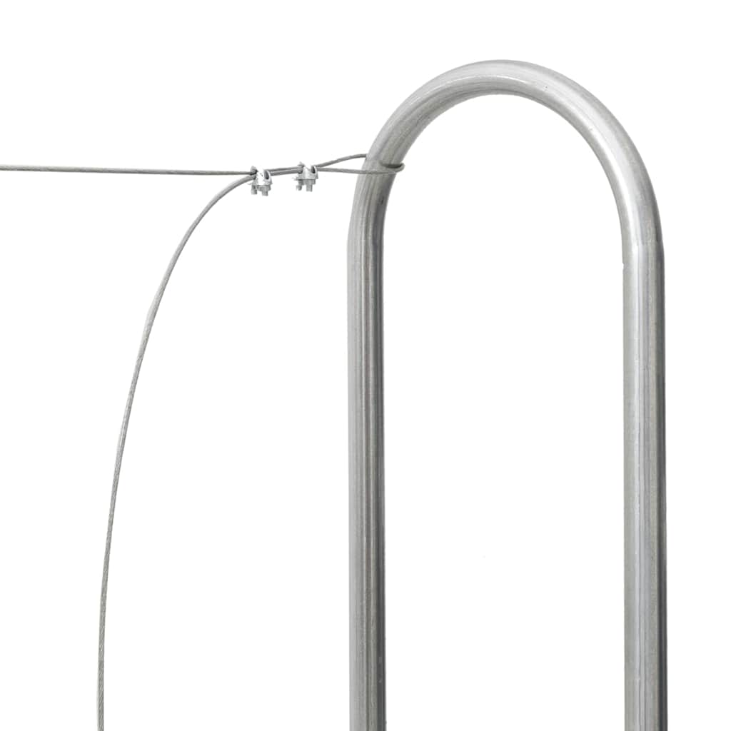 Firewood Rack Wire 150x25x150 cm Galvanised steel