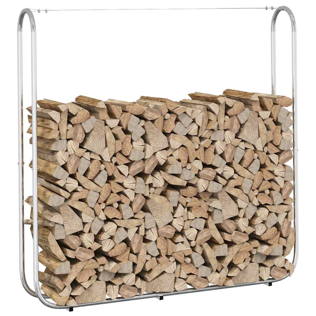 Firewood Rack Wire 150x25x150 cm Galvanised steel