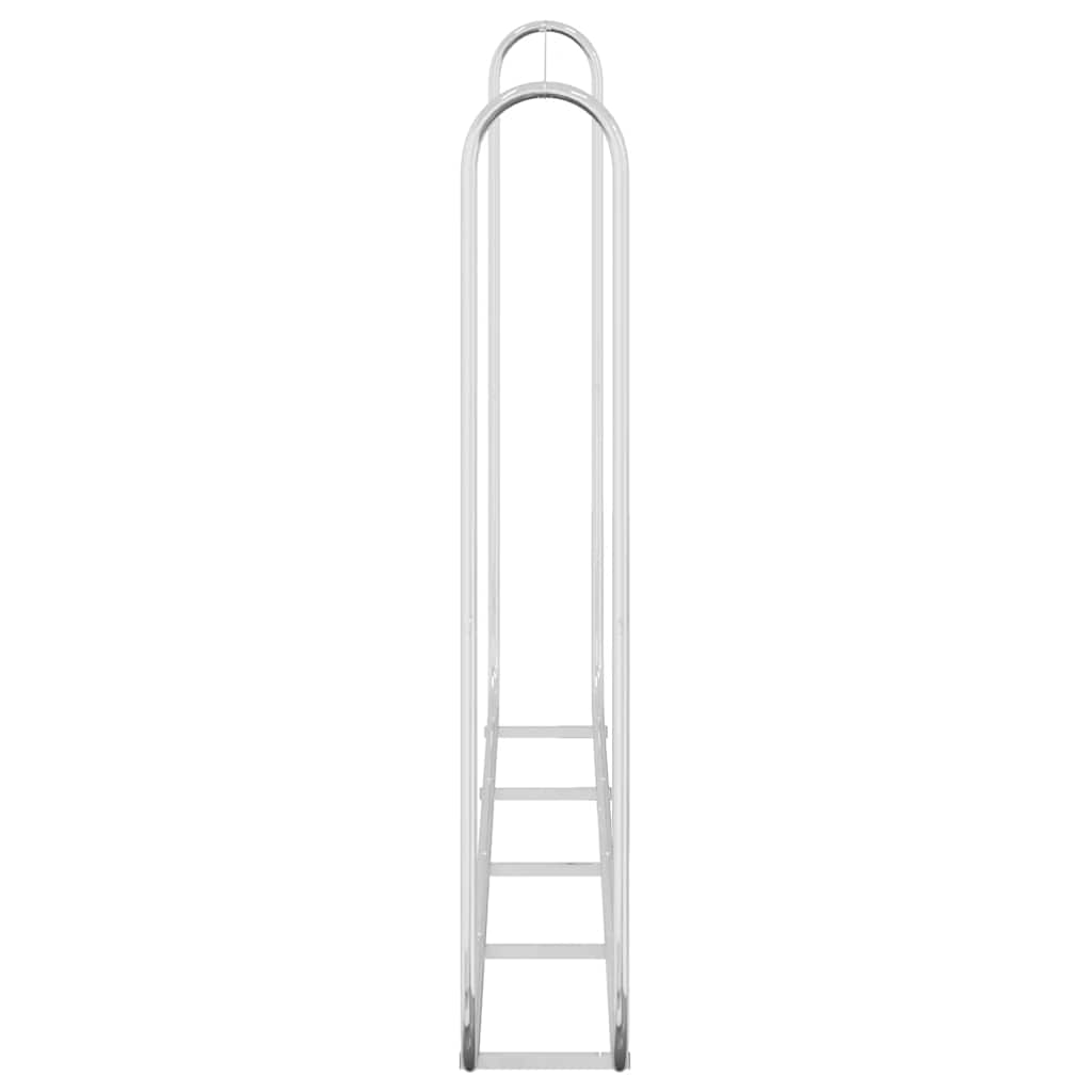 Firewood Rack Wire 250x25x150 cm Galvanised steel