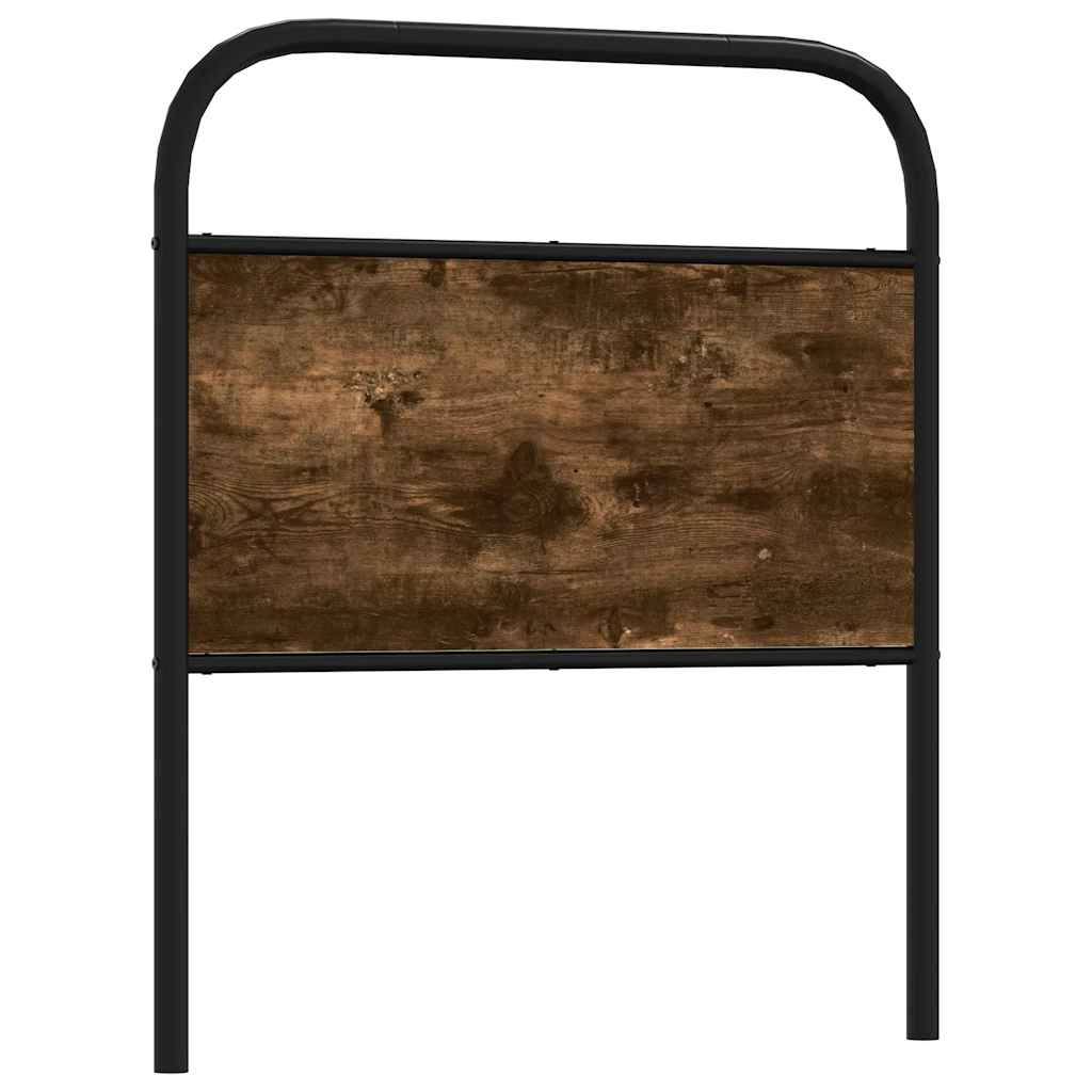 Replace Headboard Smoked Oak 75 cm Steel and Engineered Wood