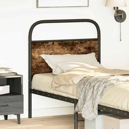 Replace Headboard Smoked Oak 75 cm Steel and Engineered Wood