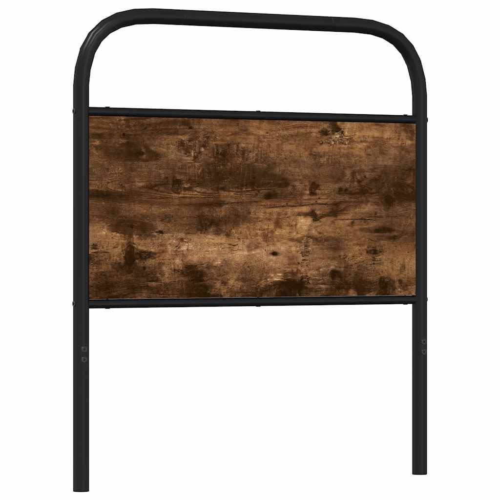 Replace Headboard Smoked Oak 75 cm Steel and Engineered Wood