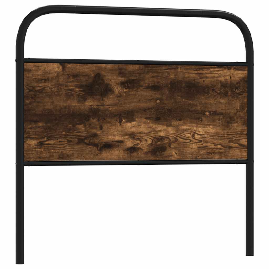Replace Headboard Smoked Oak 90 cm Steel and Engineered Wood