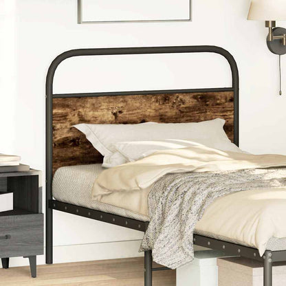 Replace Headboard Smoked Oak 90 cm Steel and Engineered Wood