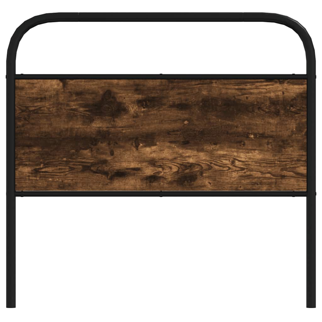Replace Headboard Smoked Oak 90 cm Steel and Engineered Wood