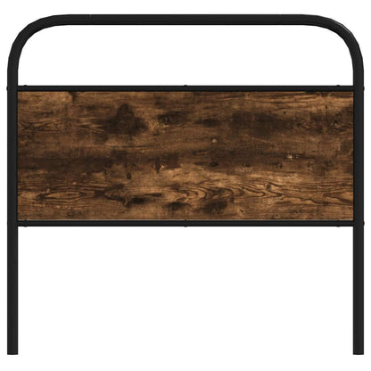 Replace Headboard Smoked Oak 100 cm Steel and Engineered Wood