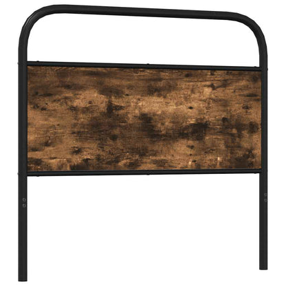 Replace Headboard Smoked Oak 100 cm Steel and Engineered Wood