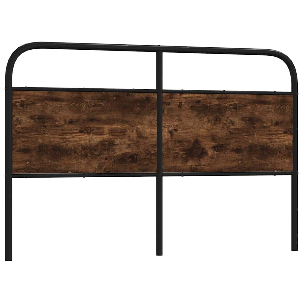 Replace Headboard Smoked Oak 150 cm Steel and Engineered Wood