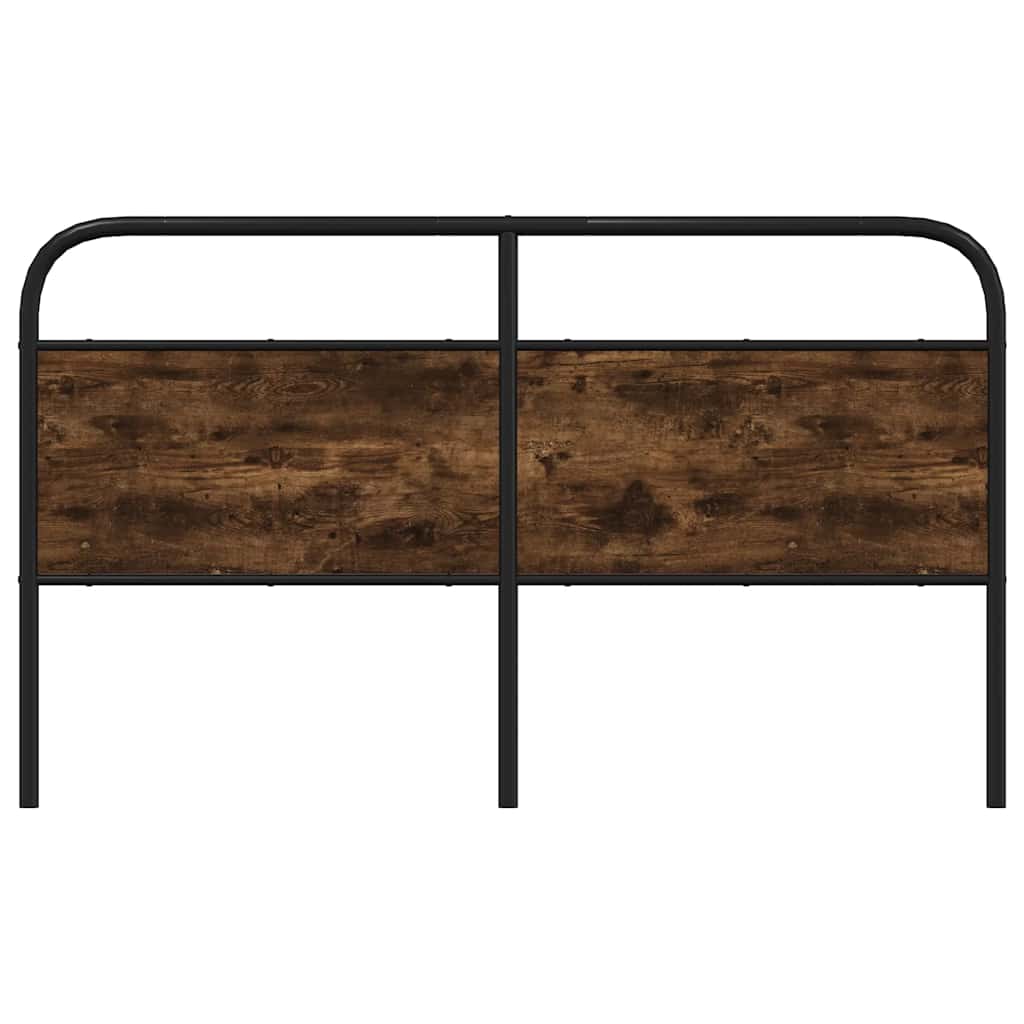 Replace Headboard Smoked Oak 160 cm Steel and Engineered Wood