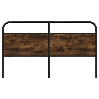 Replace Headboard Smoked Oak 160 cm Steel and Engineered Wood