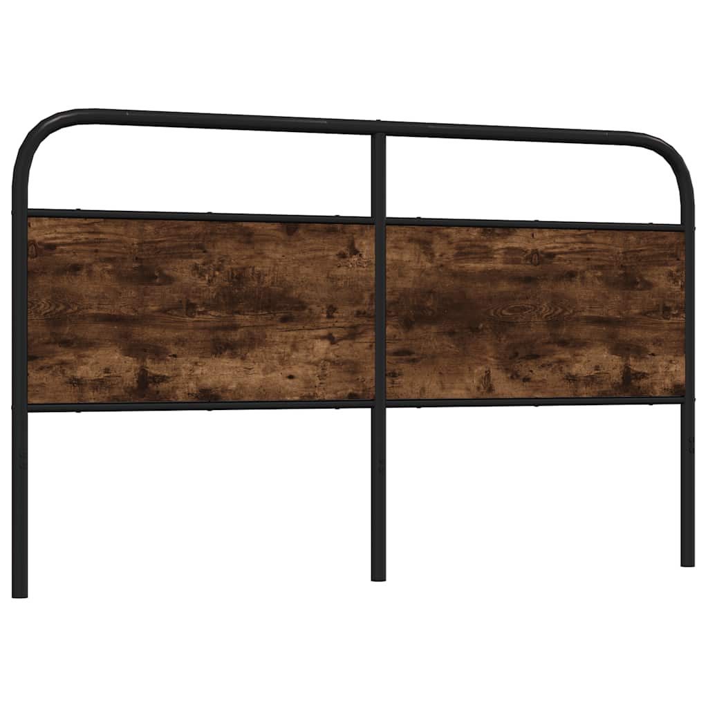 Replace Headboard Smoked Oak 160 cm Steel and Engineered Wood
