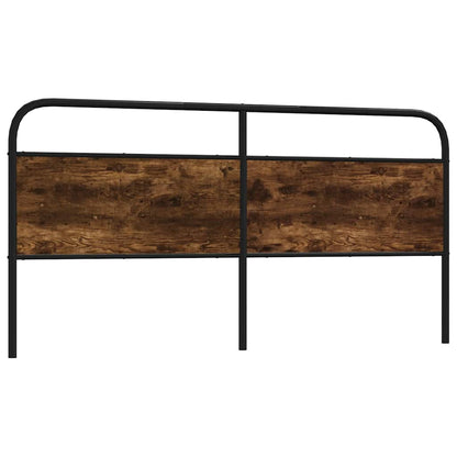 Replace Headboard Smoked Oak 180 cm Steel and Engineered Wood