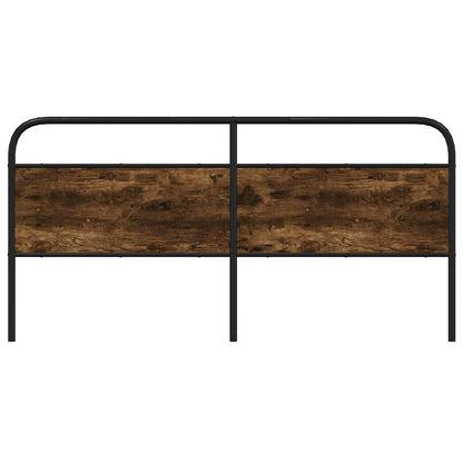 Replace Headboard Smoked Oak 180 cm Steel and Engineered Wood