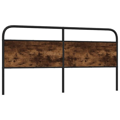 Replace Headboard Smoked Oak 180 cm Steel and Engineered Wood