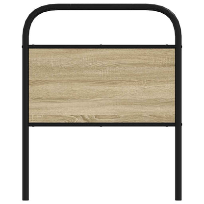 Replace Headboard Sonoma Oak 80 cm Steel and Engineered Wood