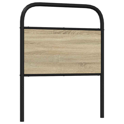 Replace Headboard Sonoma Oak 80 cm Steel and Engineered Wood