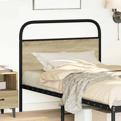 Replace Headboard Sonoma Oak 90 cm Steel and Engineered Wood