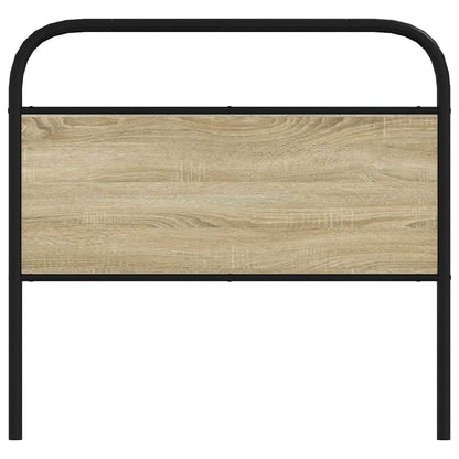 Replace Headboard Sonoma Oak 90 cm Steel and Engineered Wood