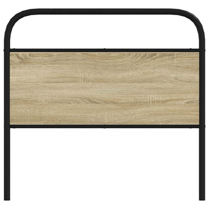 Replace Headboard Sonoma Oak 100 cm Steel and Engineered Wood