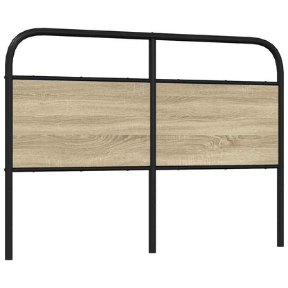 Replace Headboard Sonoma Oak 120 cm Steel and Engineered Wood