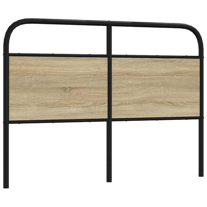 Replace Headboard Sonoma Oak 135 cm Steel and Engineered Wood