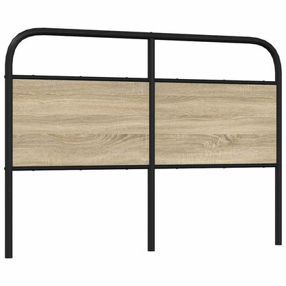 Replace Headboard Sonoma Oak 135 cm Steel and Engineered Wood