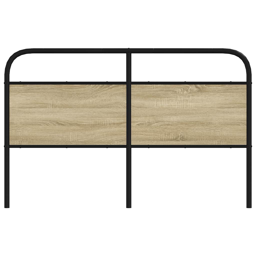Replace Headboard Sonoma Oak 160 cm Steel and Engineered Wood