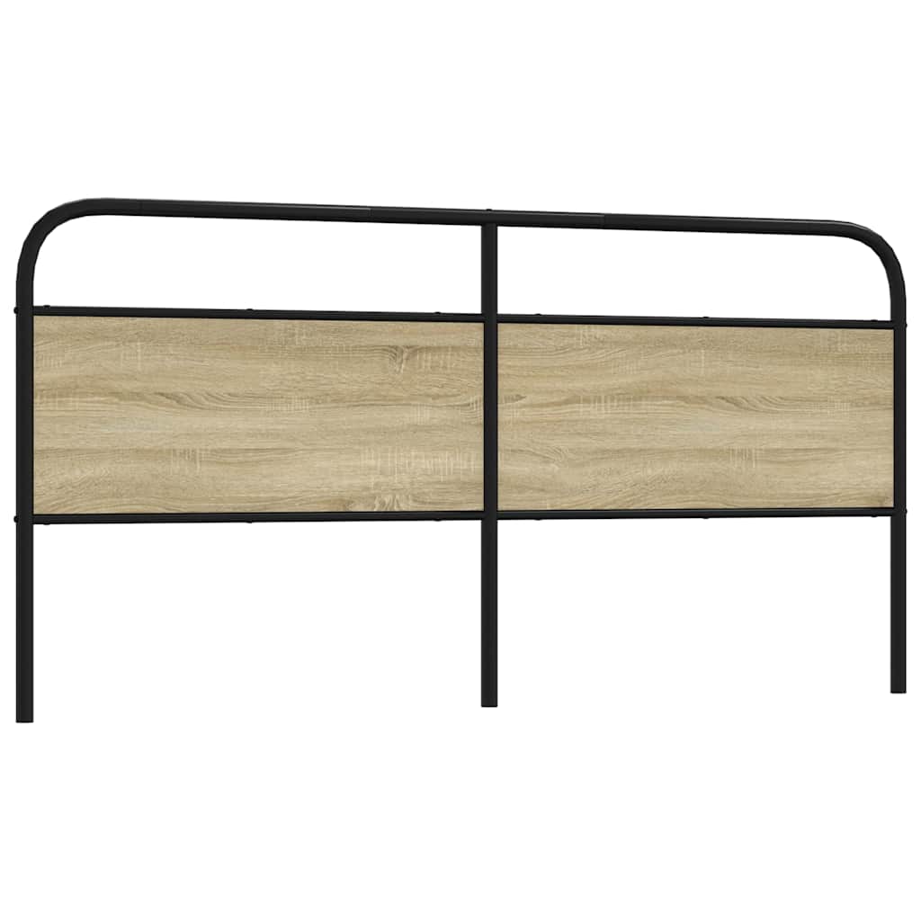 Replace Headboard Sonoma Oak 190 cm Steel and Engineered Wood
