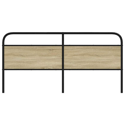 Replace Headboard Sonoma Oak 200 cm Steel and Engineered Wood