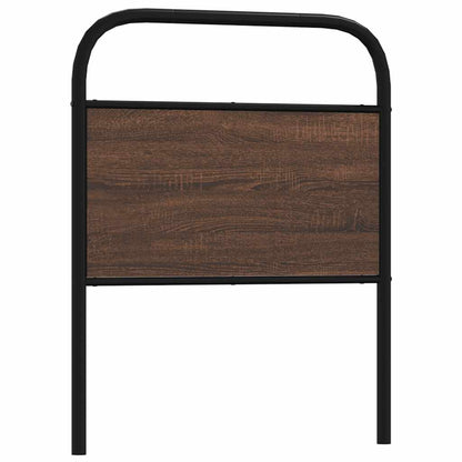 Replace Headboard Brown Oak 75 cm Steel and Engineered Wood