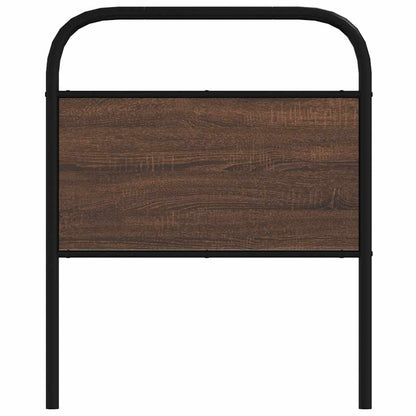 Replace Headboard Brown Oak 80 cm Steel and Engineered Wood