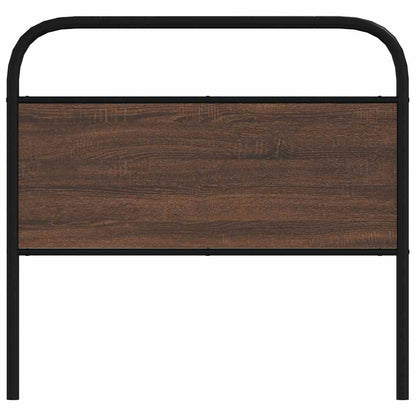 Replace Headboard Brown Oak 100 cm Steel and Engineered Wood