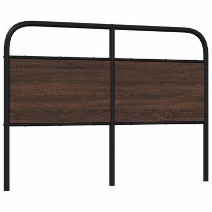 Replace Headboard Brown Oak 120 cm Steel and Engineered Wood