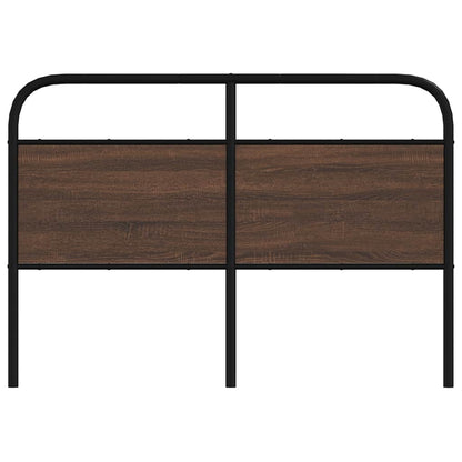 Replace Headboard Brown Oak 135 cm Steel and Engineered Wood