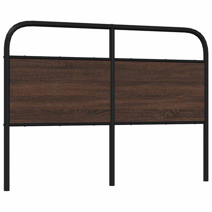 Replace Headboard Brown Oak 135 cm Steel and Engineered Wood