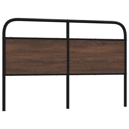 Replace Headboard Brown Oak 150 cm Steel and Engineered Wood