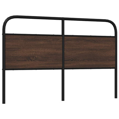 Replace Headboard Brown Oak 160 cm Steel and Engineered Wood