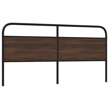 Replace Headboard Brown Oak 190 cm Steel and Engineered Wood