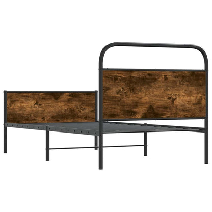 Bed Frame without Mattress 90x200 cm Sonoma Oak Engineered Wood