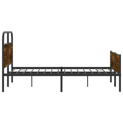 Bed Frame without Mattress 140x200 cm Sonoma Oak Engineered Wood