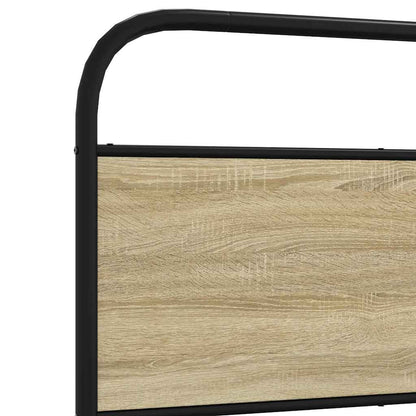 Bed Frame without Mattress 90x200 cm Sonoma Oak Engineered Wood
