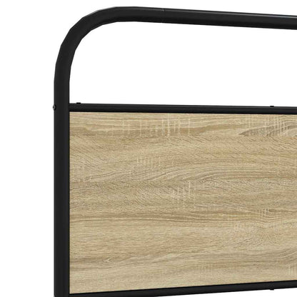 Bed Frame without Mattress 90x200 cm Sonoma Oak Engineered Wood