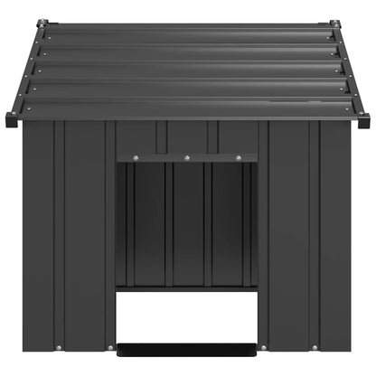 Dog House with Roof 83x130x85 cm Galvanised Steel
