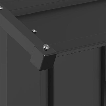 Dog House with Roof 83x130x85 cm Galvanised Steel