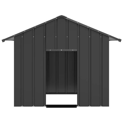 Dog House with Roof 131x101x102 cm Galvanised Steel