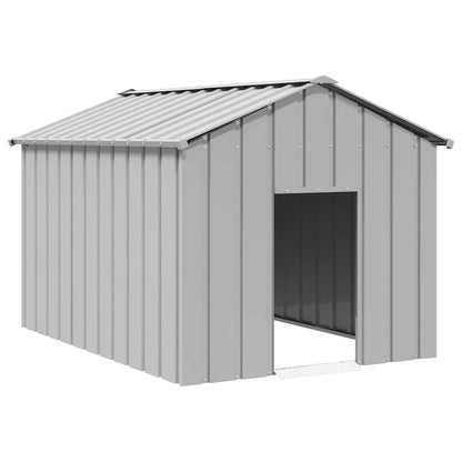 Dog House with Roof 113x153x101 cm Galvanised Steel