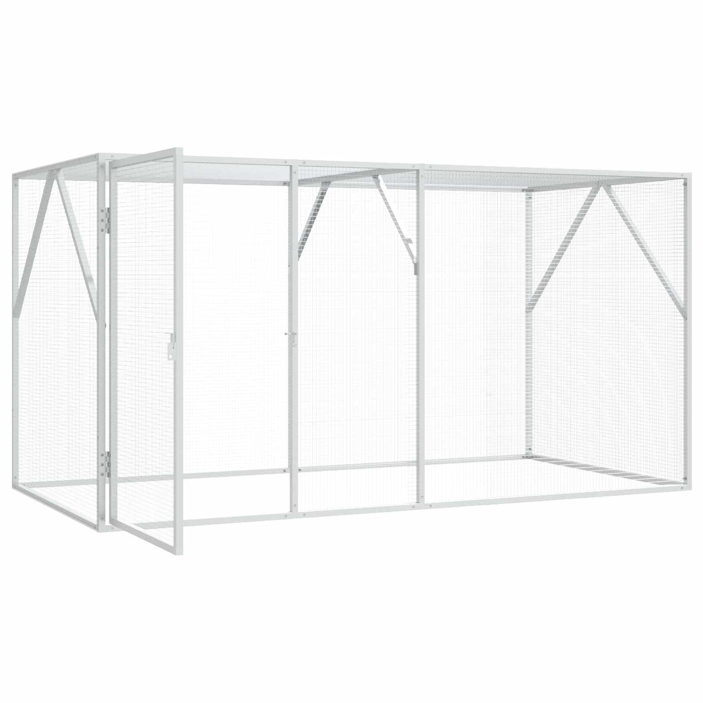 Bird Cage Anthracite 208 x 102 x 108 cm Galvanised Steel
