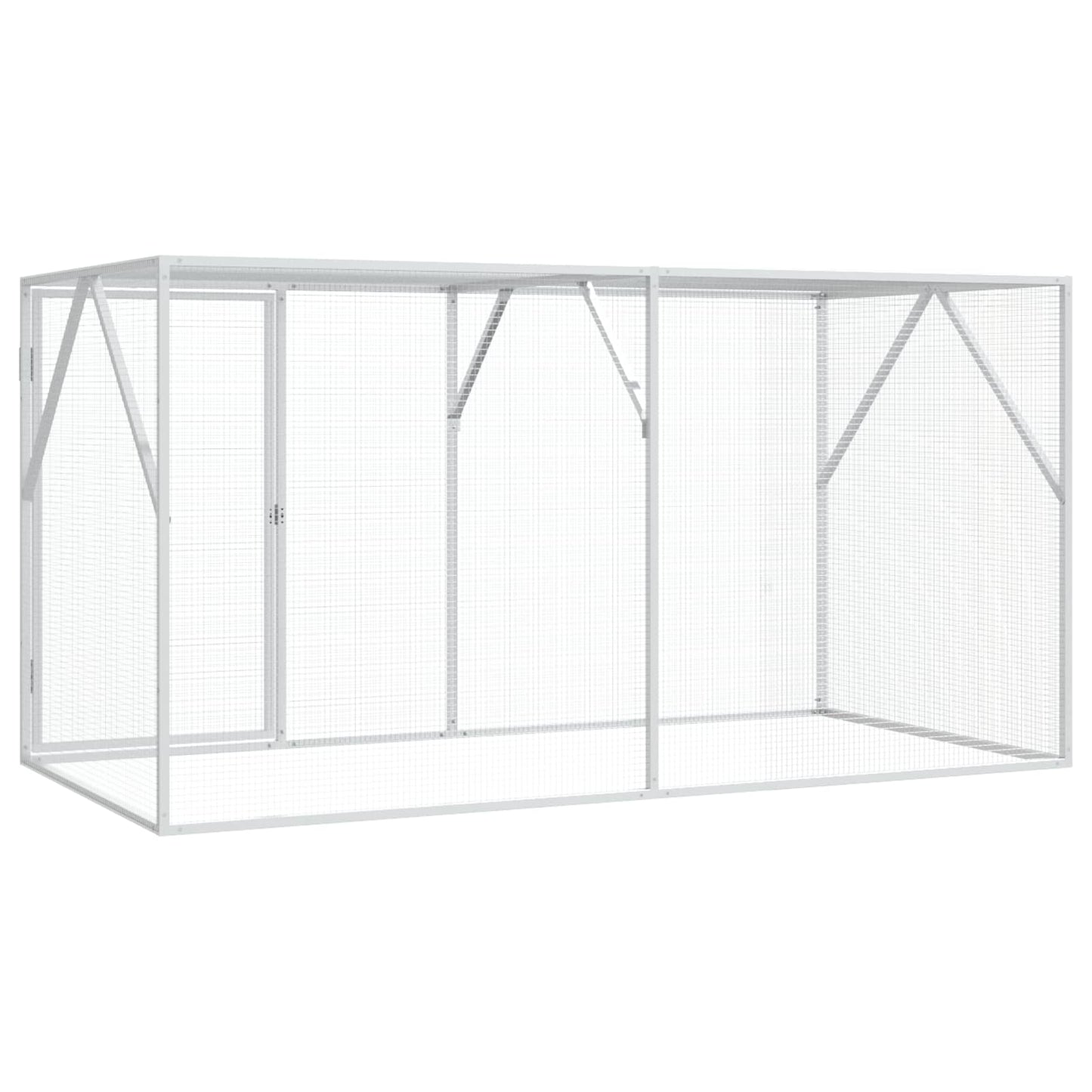 Bird Cage Anthracite 208 x 102 x 108 cm Galvanised Steel