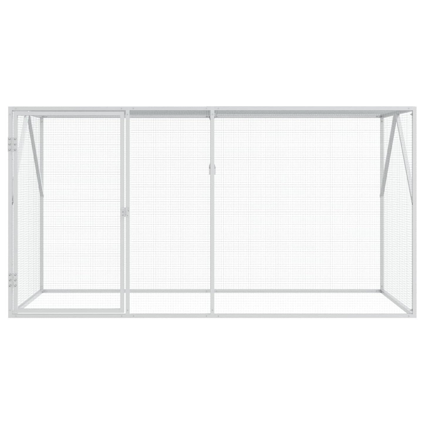 Bird Cage Anthracite 208 x 102 x 108 cm Galvanised Steel