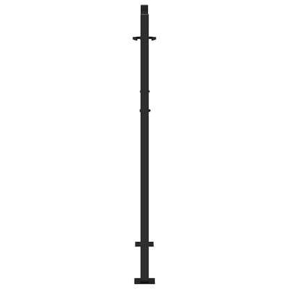 Garden Gate Black 100x125 cm Steel Light Design